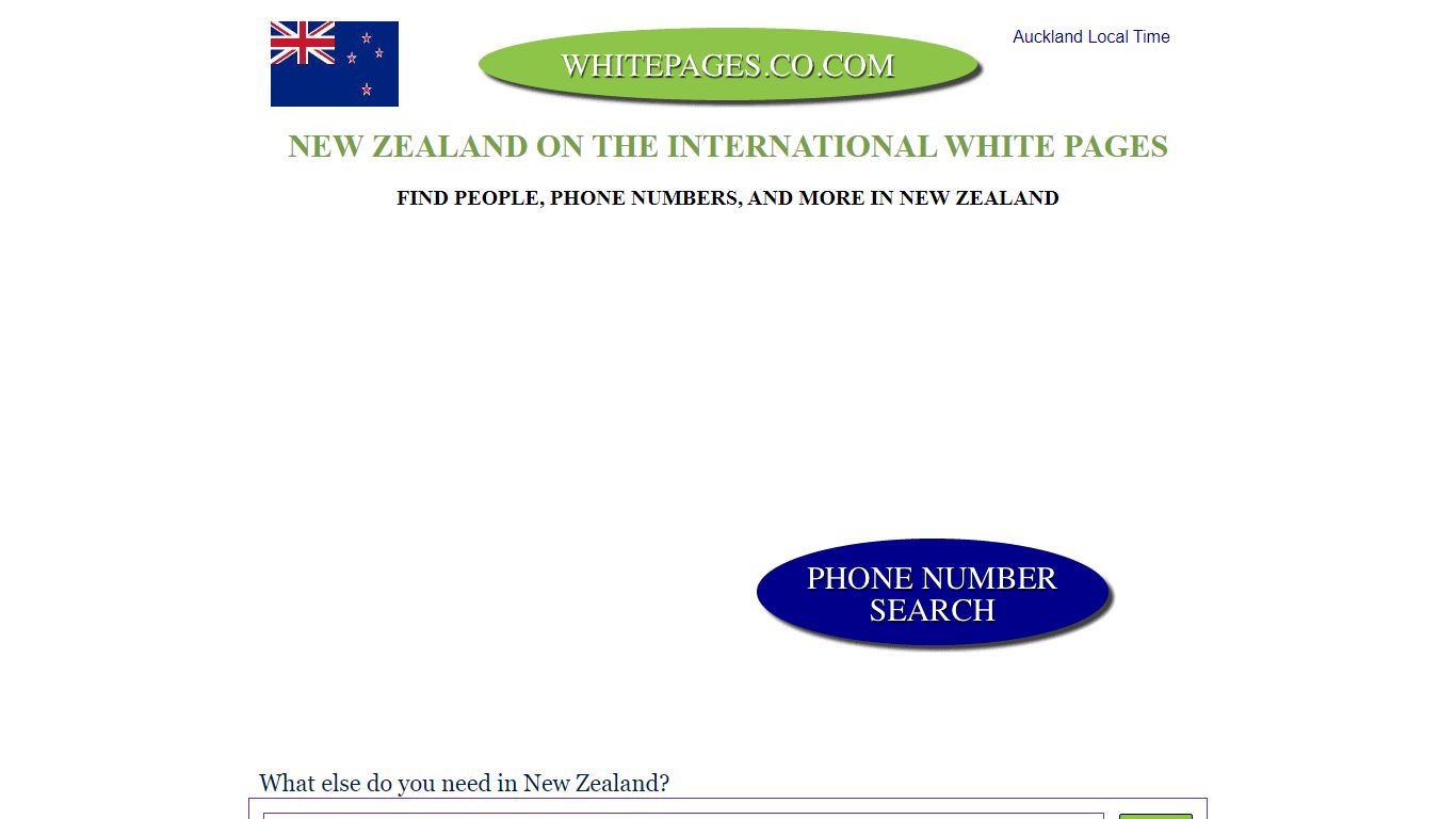 NZ White Pages - Find people, phone numbers, information